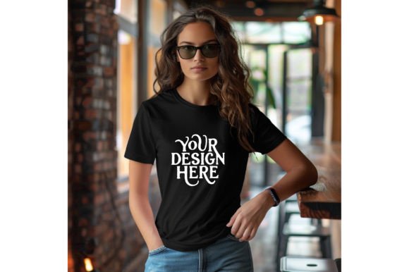 Download Bella Canvas 3001 Tshirt Women Black - Bella canvas Collection